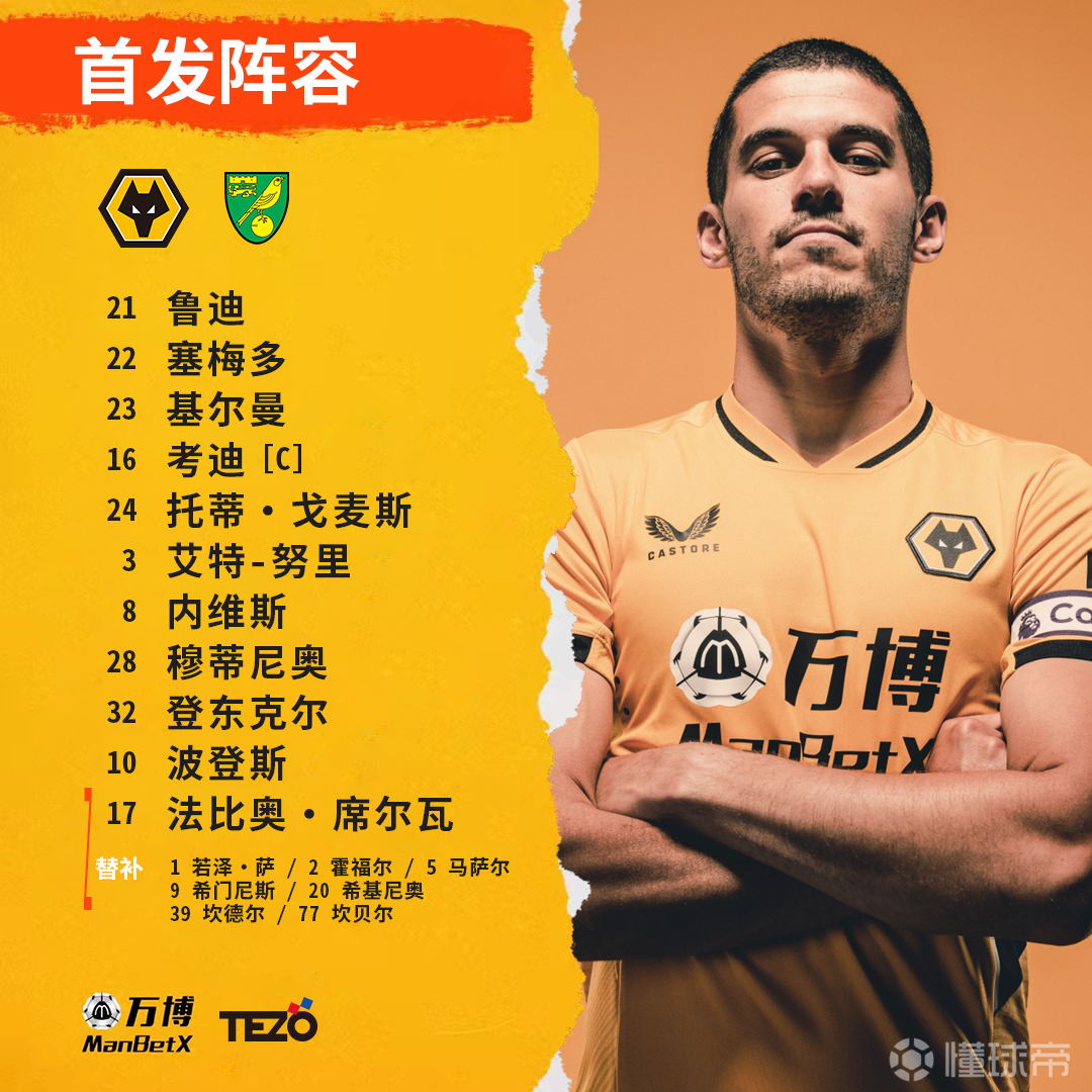 包含狼队对阵诺里奇城，谁将笑到最后？的词条